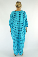 Load image into Gallery viewer, Long Kaftan Dress Teardrop Print
