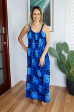Load image into Gallery viewer, Long Magnum Dress Orchids Print
