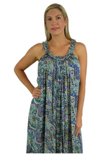 Load image into Gallery viewer, Long Magnum Dress Paisley Print
