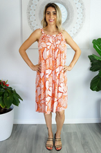 Load image into Gallery viewer, Short Magnum Dress Leaves Print
