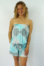 Load image into Gallery viewer, Short Romper Calypso Print
