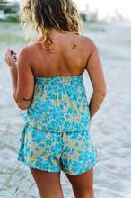 Load image into Gallery viewer, Short Romper Spot Flower Print
