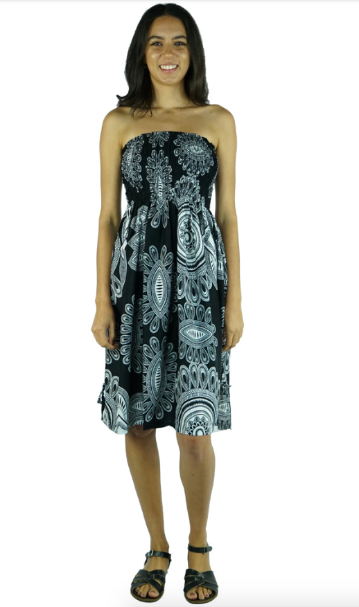 Short Smock Dress Govinda Print