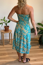 Load image into Gallery viewer, Short Smock Dress Spot Flower Print
