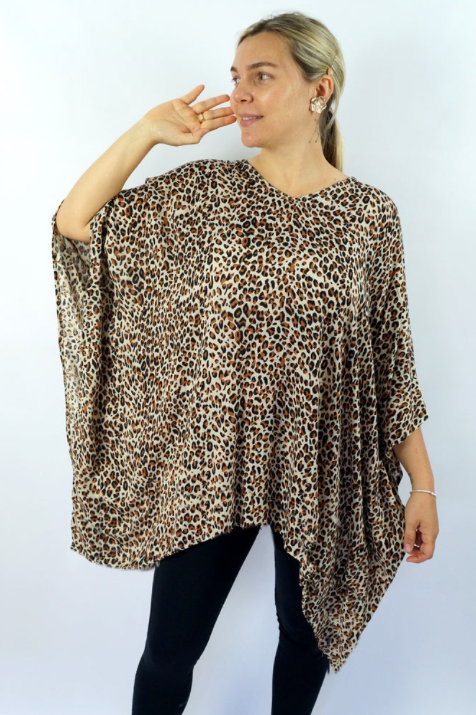 Short Tunic Cougar Print