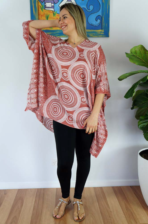 Short Tunic Mantra Print