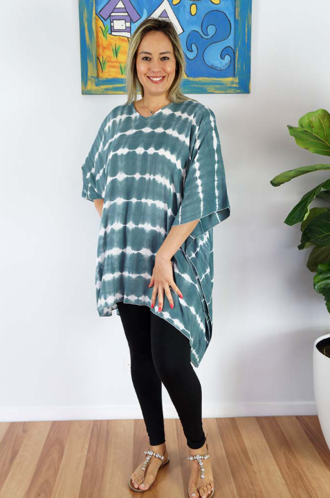 Short Tunic Shibori Print