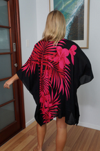 Load image into Gallery viewer, Short Tunic Palm Frond Print
