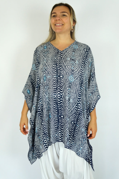 Short Tunic Papua Print