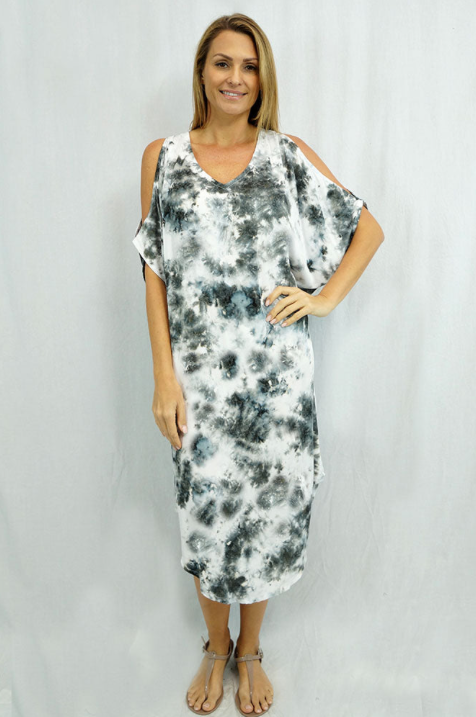 Tea Tree Dress Clouds Print