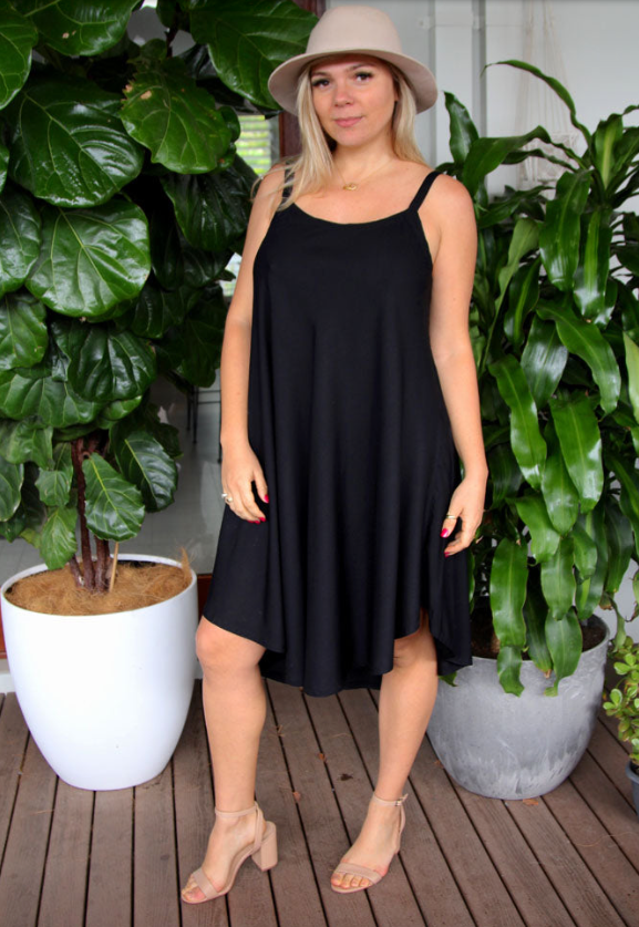 Mid Length Montego Dress Plain