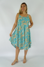 Load image into Gallery viewer, Mid Length Montego Dress Spotflower Print
