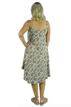 Load image into Gallery viewer, Mid Length Montego Dress Tails Print
