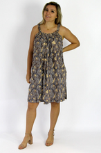 Load image into Gallery viewer, Short Magnum Dress Calcutta Print
