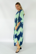 Load image into Gallery viewer, Long Kaftan Dress Culture Tie Dye Print
