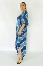 Load image into Gallery viewer, Long Kaftan Dress Culture Tie Dye Print
