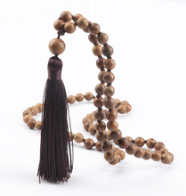 Load image into Gallery viewer, Hand Knotted Wooden Bead Long Necklace
