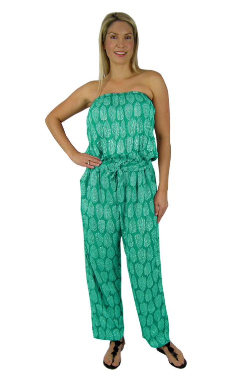 Long Jumpsuit Tapioca Print
