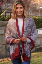 Load image into Gallery viewer, Large Cotton Feel Scarf Mandala Print
