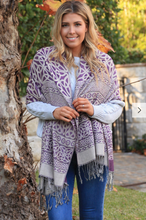 Load image into Gallery viewer, Large Pashmina Scarf Gaelic Print
