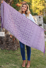 Load image into Gallery viewer, Large Pashmina Scarf Gaelic Print
