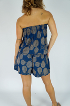 Load image into Gallery viewer, Short Romper Marigold Print kk
