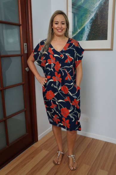 Cruiser Dress Poppy Print