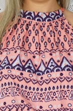 Load image into Gallery viewer, Long Chloe Dress Tuscany Print
