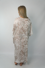 Load image into Gallery viewer, Long Kaftan Dress Animal Print
