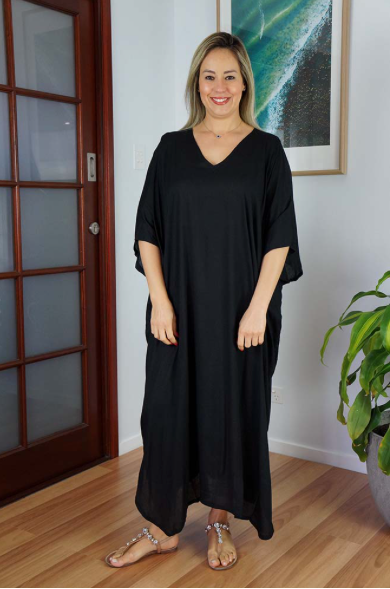 Long Kaftan Dress Plain