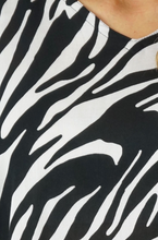 Load image into Gallery viewer, Short Tunic Zebra Print
