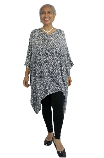 Short Tunic Rice Print