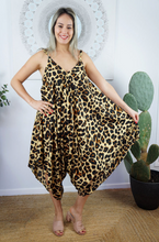 Load image into Gallery viewer, Boho Jumpsuit Hunter Print
