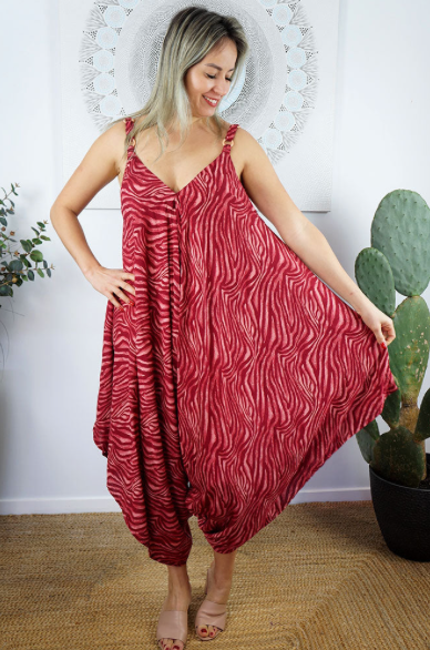 Boho Jumpsuit Taronga Print