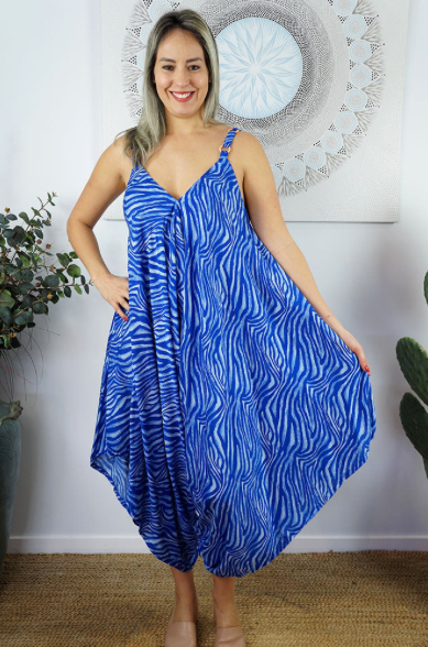 Boho Jumpsuit Taronga Print