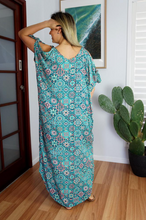 Load image into Gallery viewer, Cold Shoulder Mykonos Dress Tijuana Print
