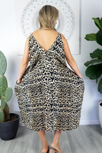 Load image into Gallery viewer, Festival Dress Leopard Print
