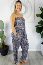 Load image into Gallery viewer, Long Jumpsuit Baby Cheetah Print
