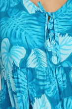 Load image into Gallery viewer, Kiki Baby Doll Dress Leaves Print
