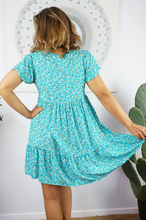Load image into Gallery viewer, Kiki Baby Doll Dress Starflower Print
