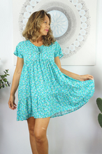 Load image into Gallery viewer, Kiki Baby Doll Dress Starflower Print
