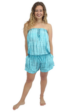 Load image into Gallery viewer, Short Romper Teardrop Print
