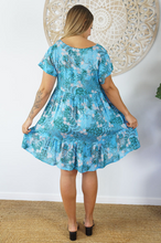 Load image into Gallery viewer, Kiki Baby Doll Dress Batik Paisley Print
