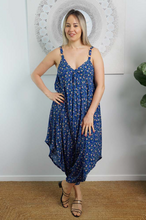 Load image into Gallery viewer, Boho Jumpsuit Starflower Print
