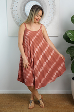 Load image into Gallery viewer, Mid Length Montego Dress Nirvana Print
