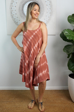 Load image into Gallery viewer, Mid Length Montego Dress Nirvana Print
