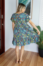 Load image into Gallery viewer, Kiki Baby Doll Dress Tijuana Print

