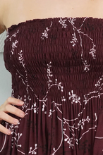 Load image into Gallery viewer, Short Smock Dress Sari Print
