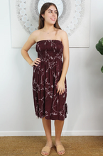 Load image into Gallery viewer, Short Smock Dress Sari Print
