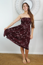 Load image into Gallery viewer, Short Smock Dress Sari Print
